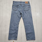 2000s Y2K Levi's 505 Blue Denim Jeans Sze 36x29