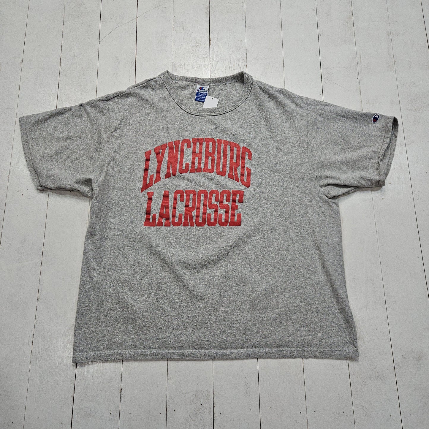 1990s Champion Lynchburg Lacrosse T-Shirt Made in USA Size XL