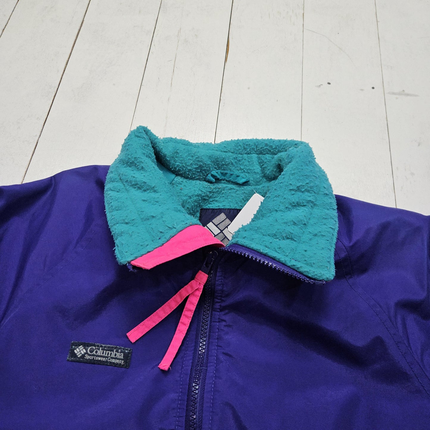 1980s/1990s Columbia Purple Fleece Lined Jacket Size S