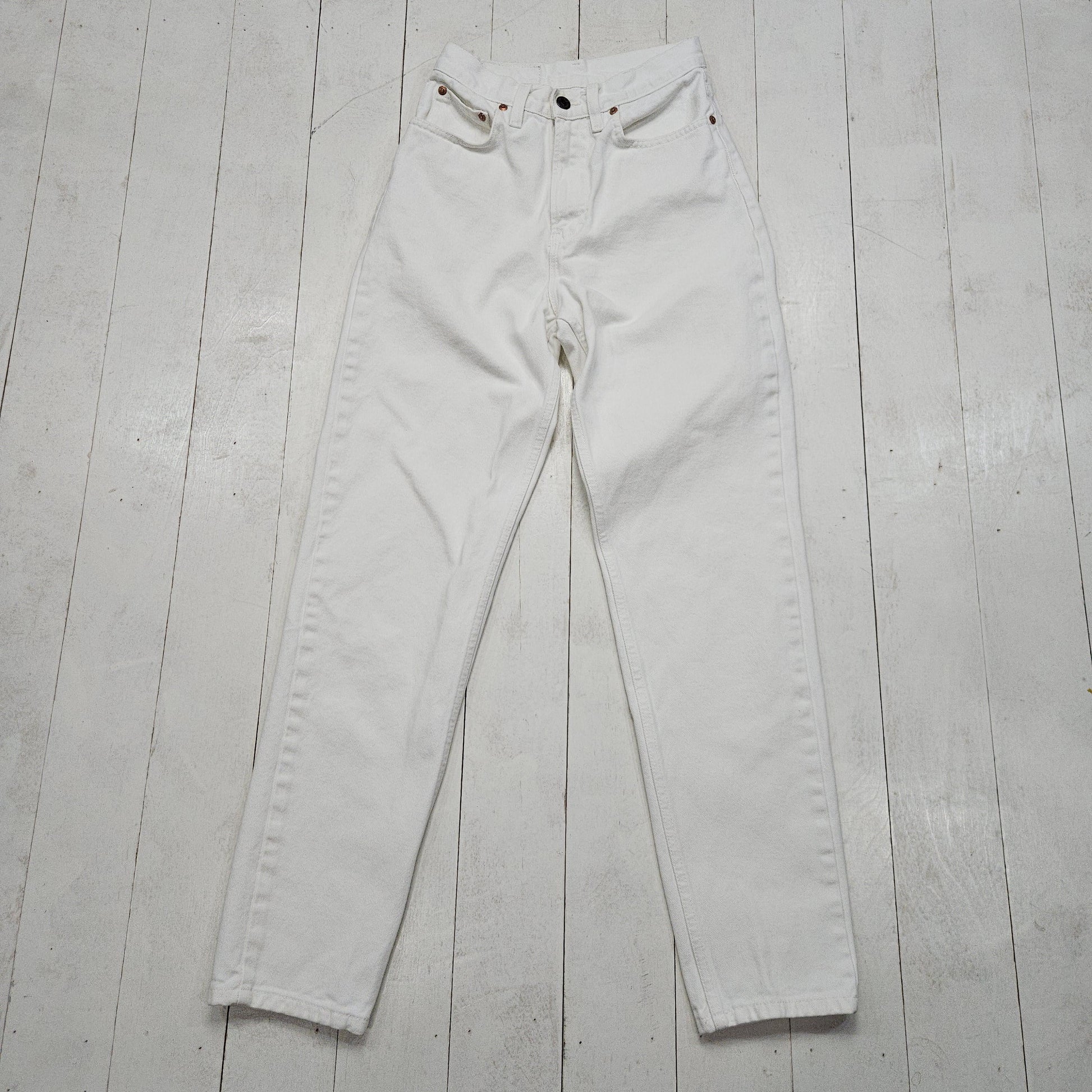 1990s/2000s Y2K Jordache White Denim Jeans Size 24x29