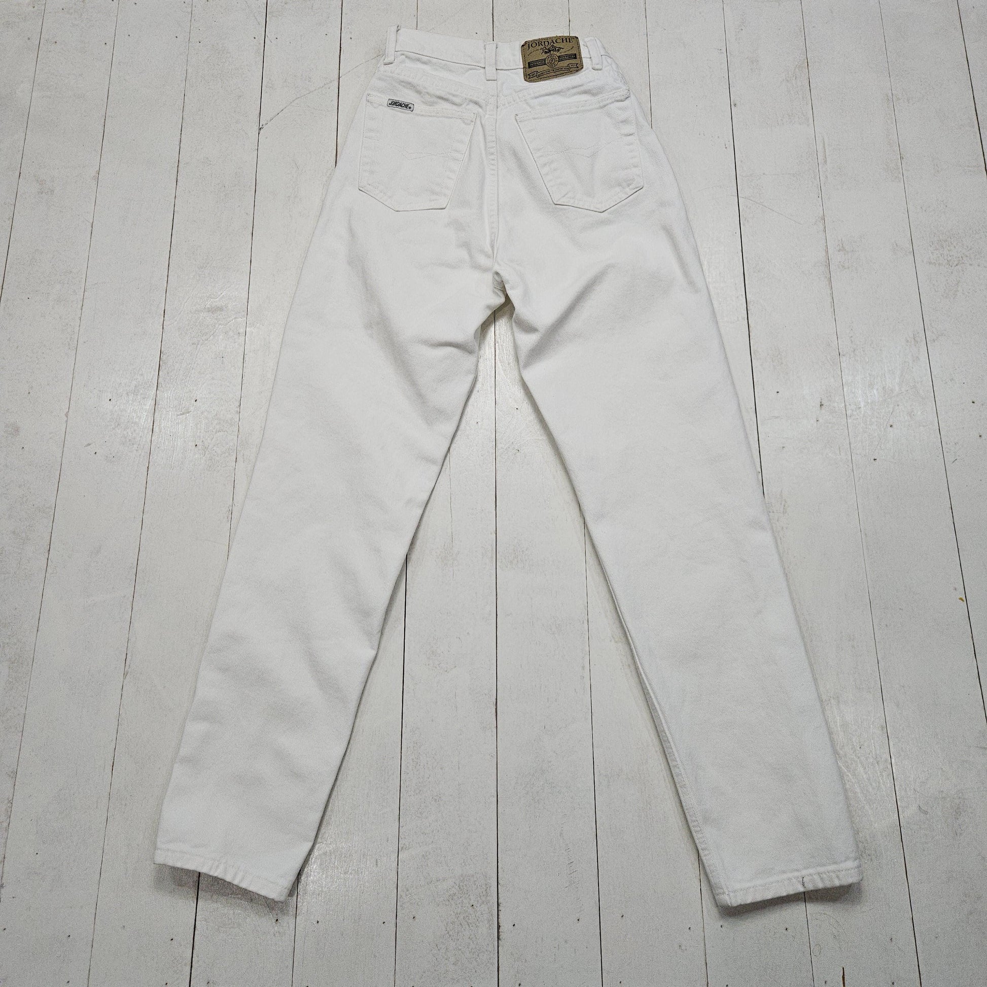 1990s/2000s Y2K Jordache White Denim Jeans Size 24x29