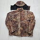 2000s 10X Shikari Cloth Advantage Timber Camo Hunting Jacket with Detachable Hood Made in USA Size M/L