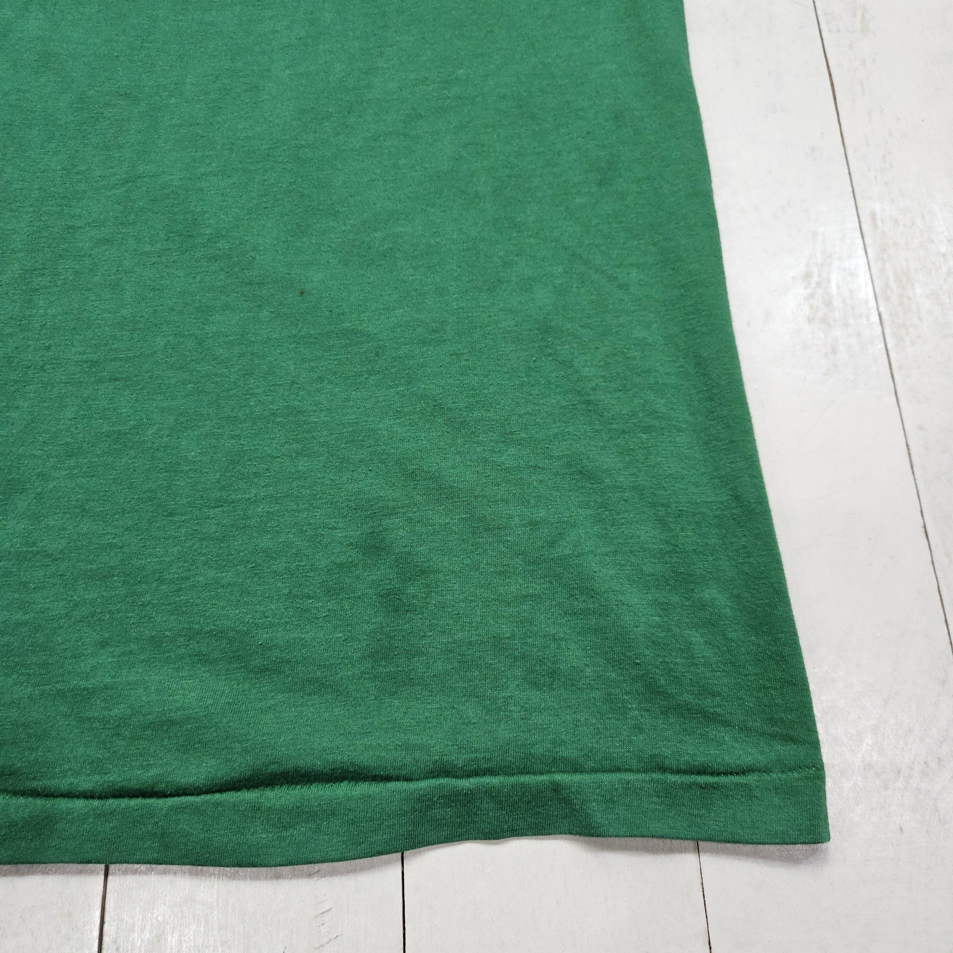 1970s 1972 Green Pace University Massachusetts McGovern T-Shirt Size M