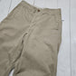 1950s 1951 US Military Cotton Khaki Chino Uniform Pants Made in USA Size 28x28.5