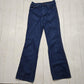 1970s Wrangler Wrapid Transit Denim Bell Bottom Flares Made in USA Size 30x33.5