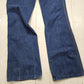 1970s Wrangler Wrapid Transit Denim Bell Bottom Flares Made in USA Size 30x33.5