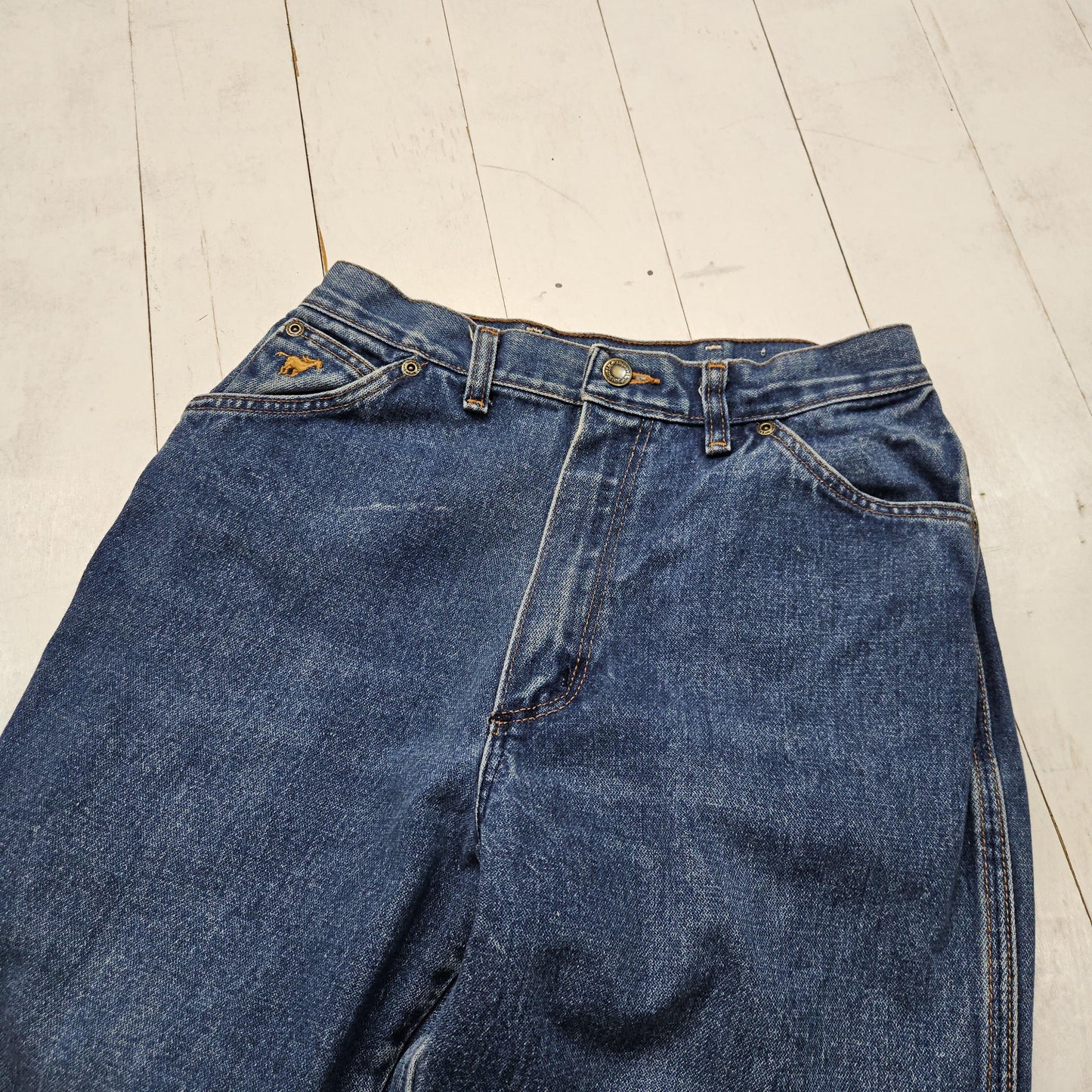 1970s/1980s Wrangler Blue Denim Jeans Made in USA Size 28x31