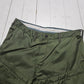 1970s/1980s Olive Green Nylon Double Front Pants Size 33x32