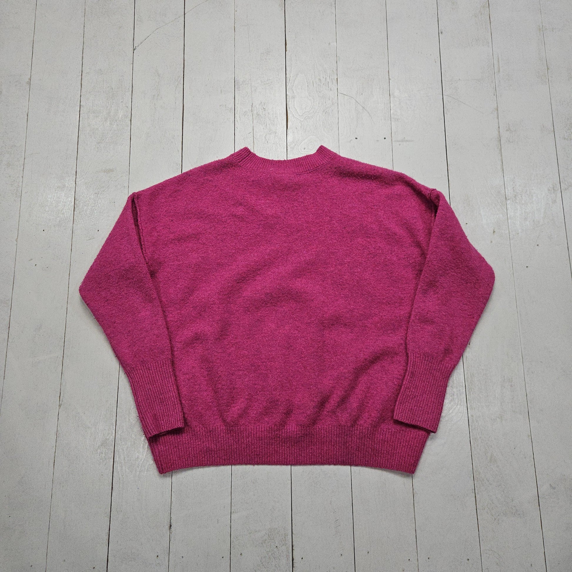 2000s/2010s Vince Camuto Pink Acrylic Polyester Blend Knit Sweater Size XS/S