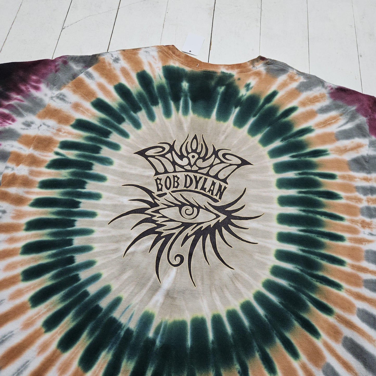 2000s 2003 Y2K Tie Dye Bob Dylan T-Shirt Size XXL