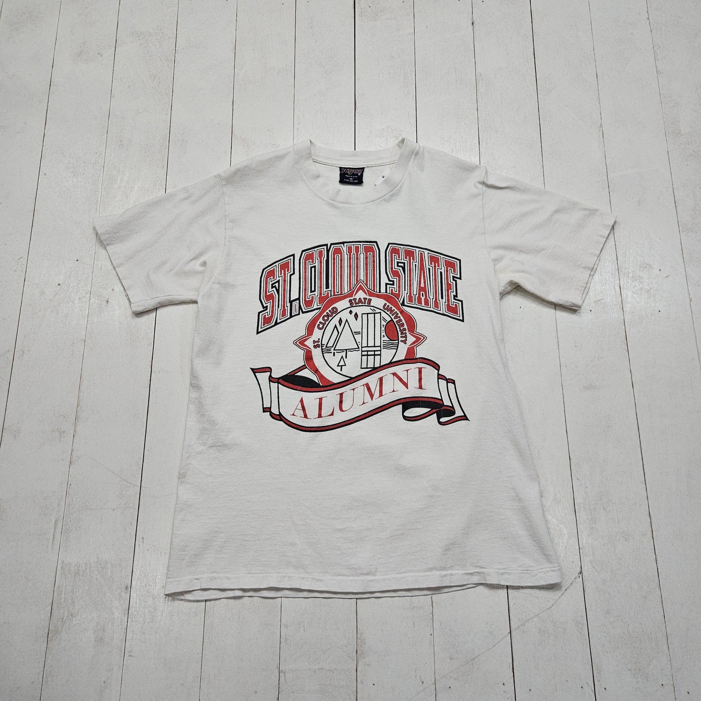 1990s Jansport White St. Cloud State Alumni T-Shirt Size M