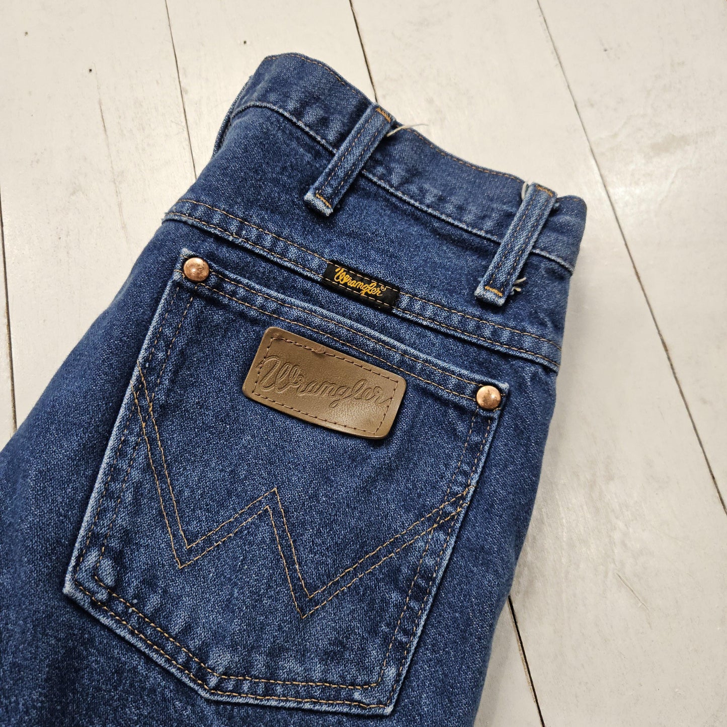 1990s/2000s Y2K Wrangler Blue Denim Jeans Size 29x31