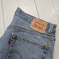 2000s Y2K Levi's 505 Blue Denim Jeans Sze 36x29