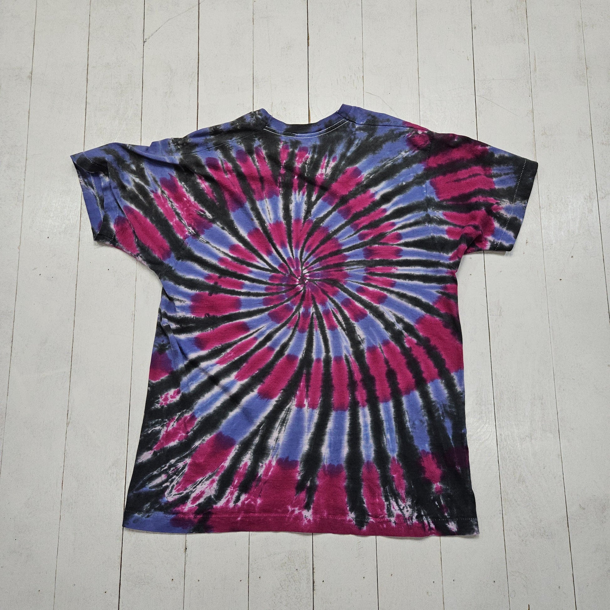 1980s Fruit of the Loom Tie Dye T-Shirt Made in USA Size L