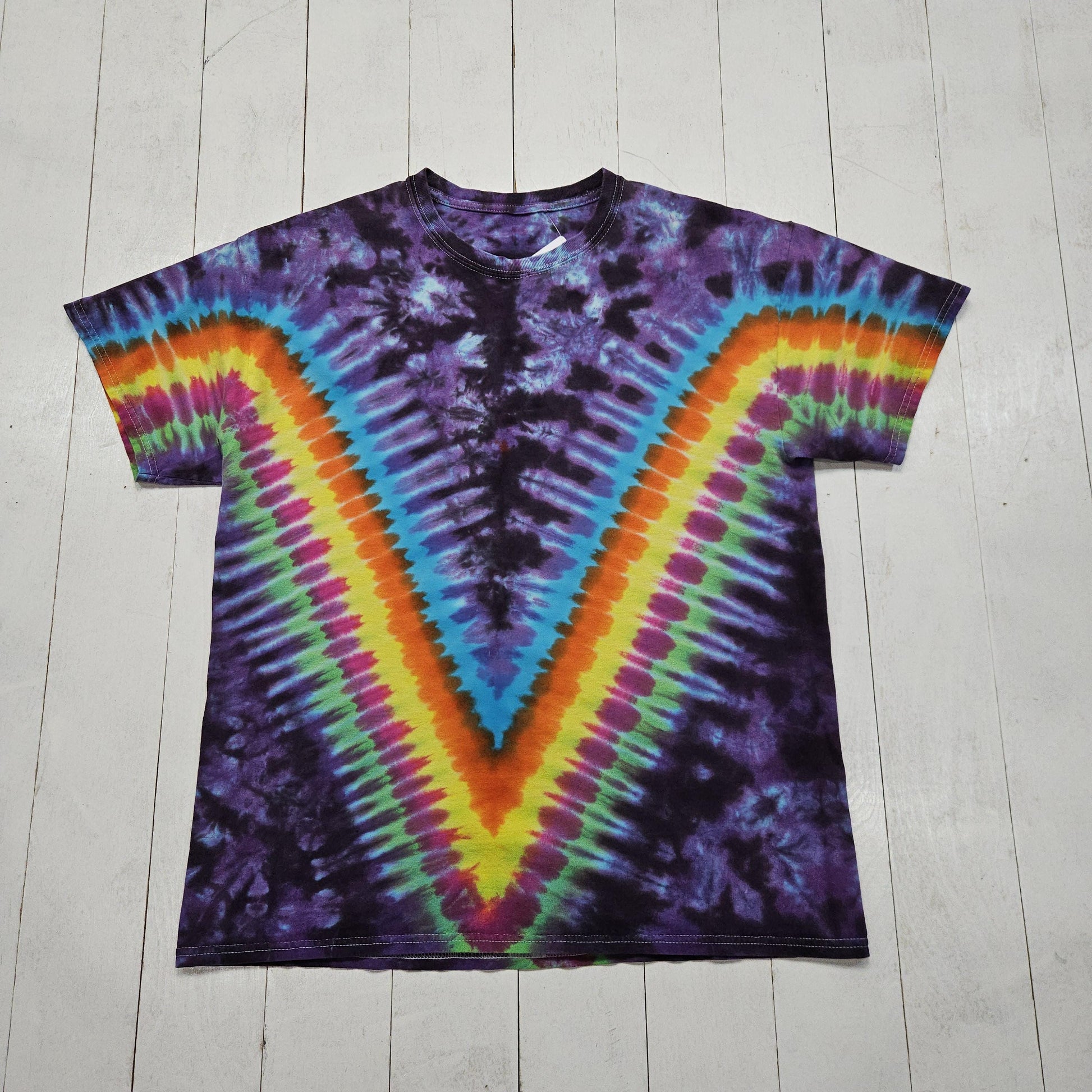 1990s/2000s Y2K Tie Dye T-Shirt Size L