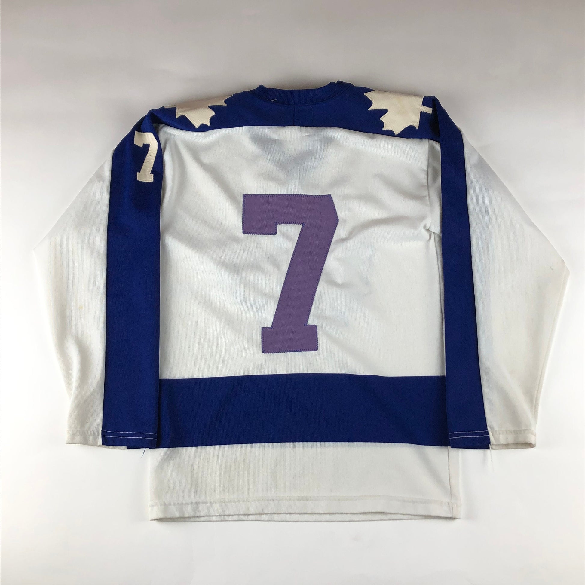 Toronto Maple Leafs Sandow Knit Jersey Vintage 80s Size S