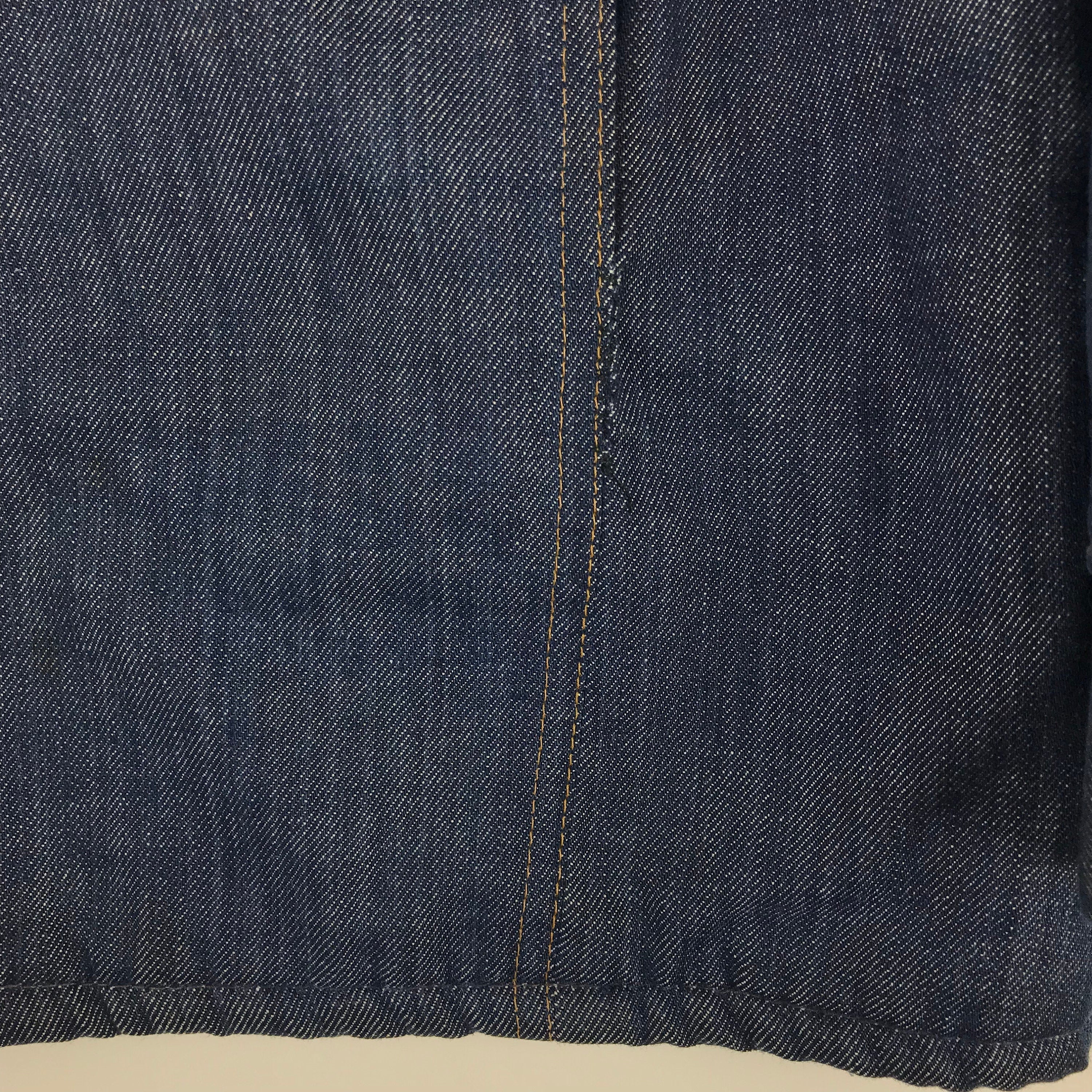 1970s/1980s Sears Roebucks Sherpa Lined Denim Jacket Made in USA