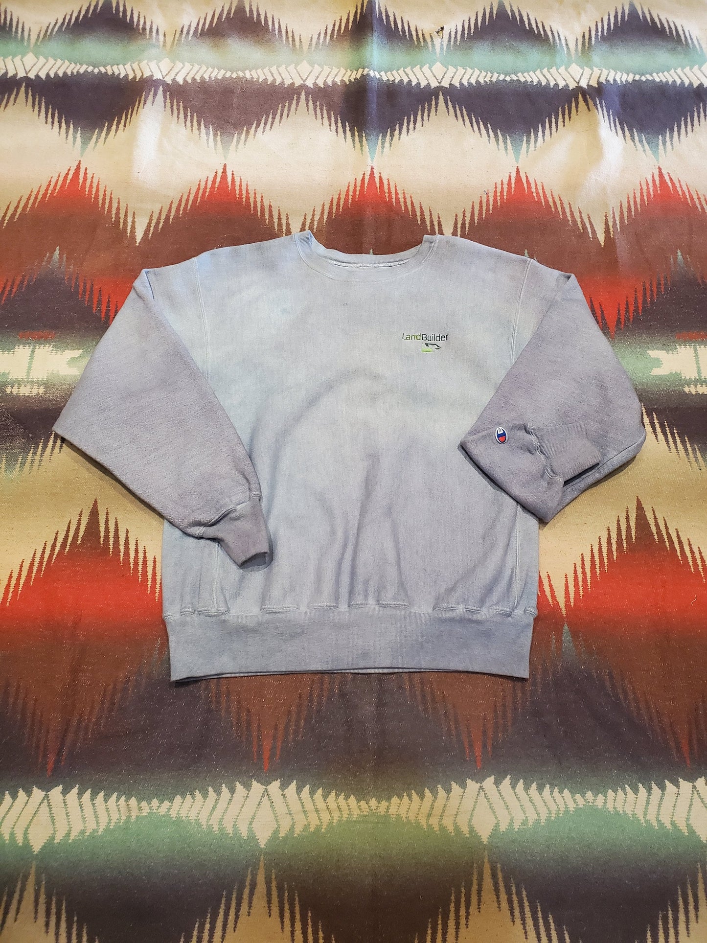 2000s Champion Overdyed Land Builder Reverse Weave Sweatshirt Size L