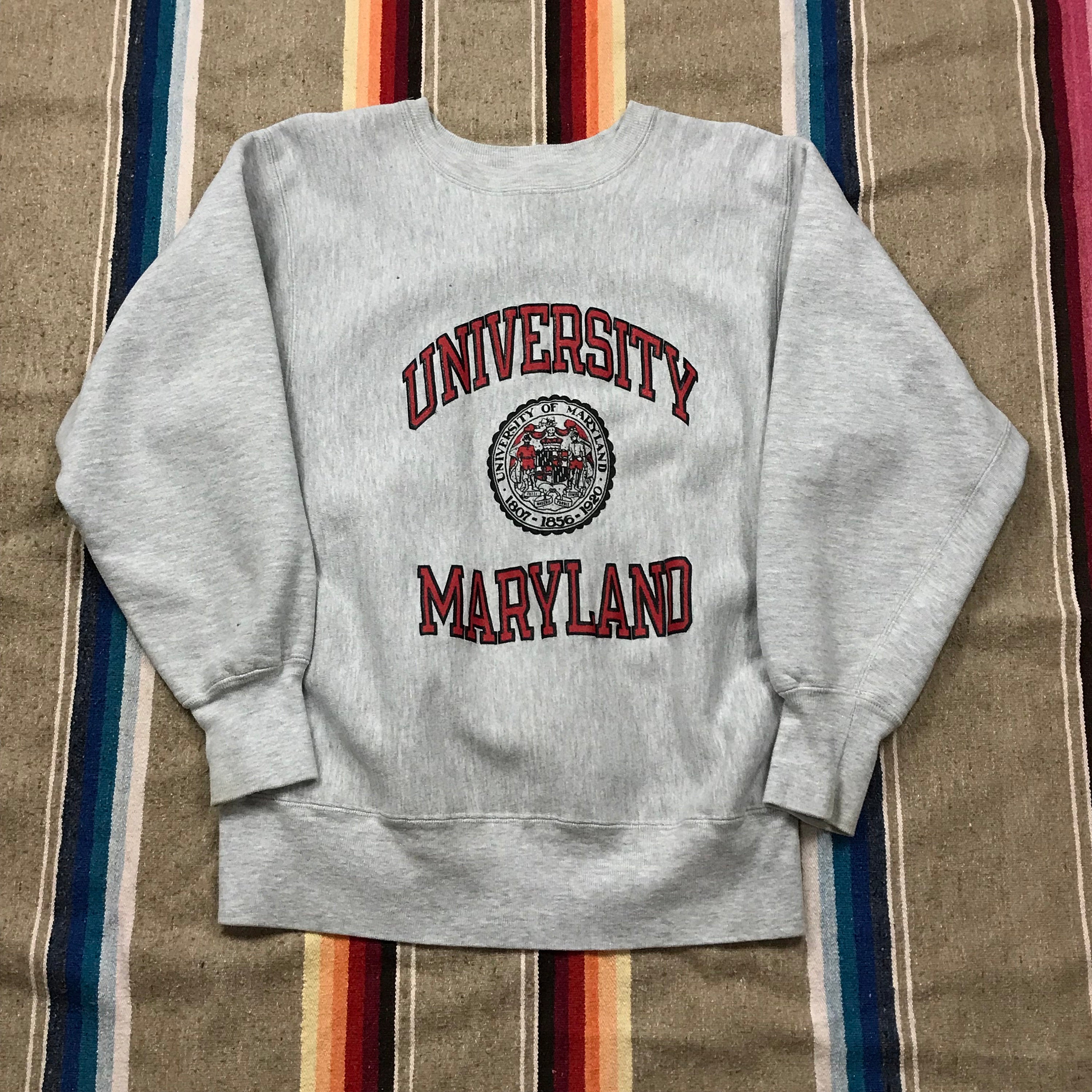 1990s Champion Reverse Weave University of Maryland Sweatshirt