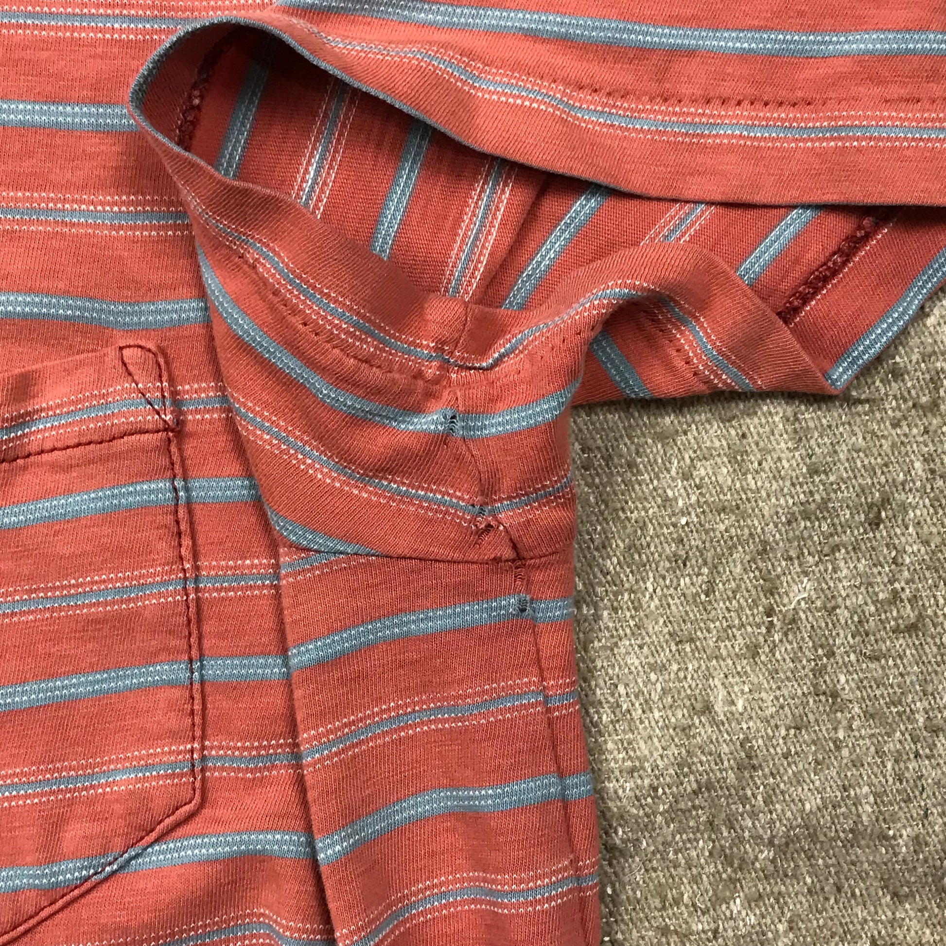 2000s Ralph Lauren RRL Striped Pocket T-Shirt Size M