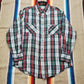 1970s/1980s K-Mart Plaid Shirt Size L