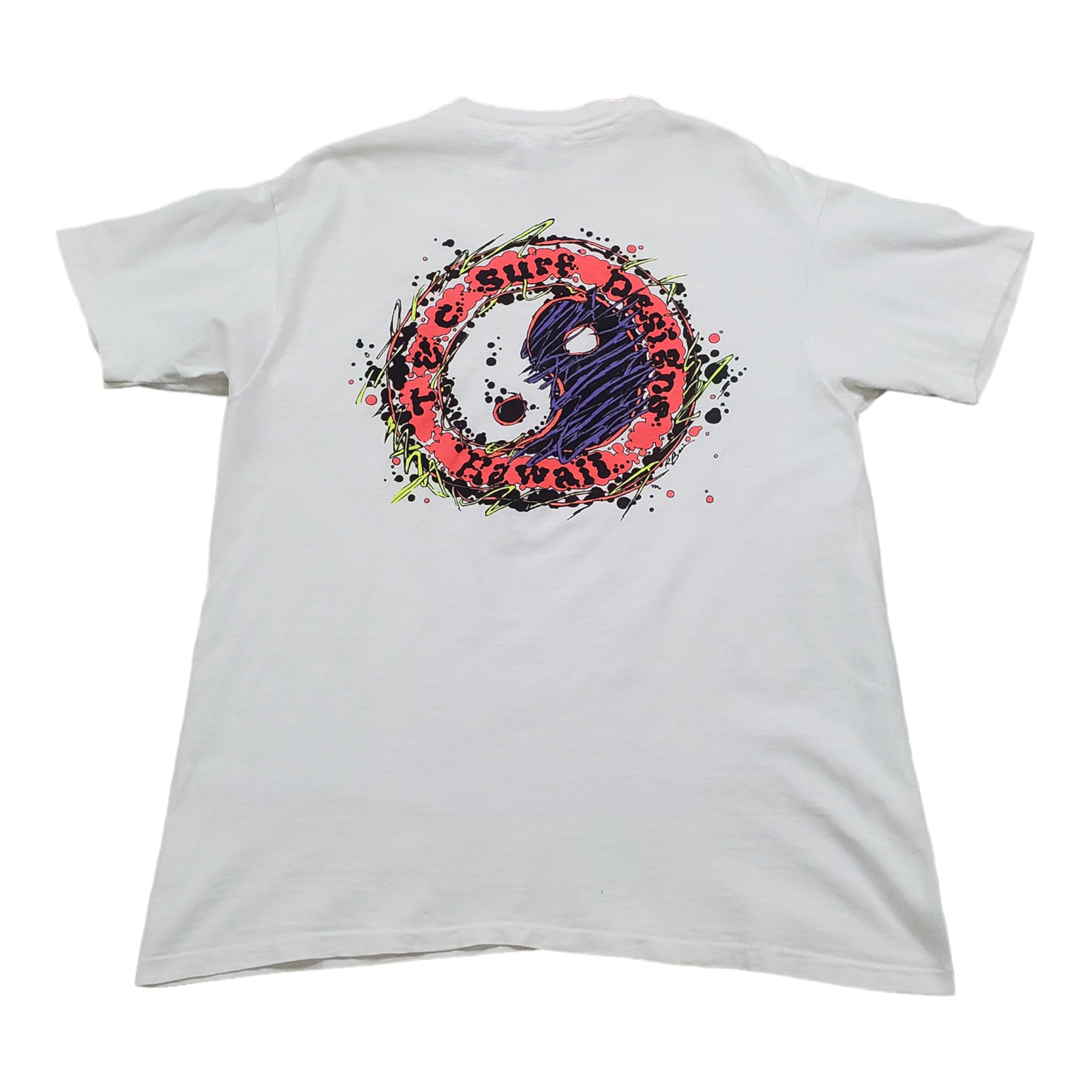 1980s Hanes T&C TC Surf Designs Hawaii Yin Yang Balance T-Shirt