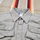 1980s/1990s Lion Button Up Work Shirt Made in USA Size XL