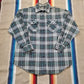 1980s Dickies Printed Cotton/Rayon Blend Flannel Shirt Size M/L