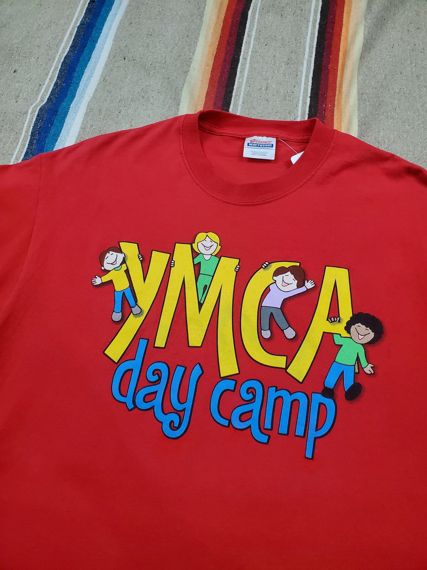 1990s Hanes YMCA Day Camp T-Shirt Size L