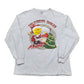 1990s/2000s Hanes Delivering Smiles Happy Holidays Christmas Longsleeve T-Shirt Size L