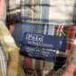 1990s Polo Ralph Lauren Patchwork Plaid Button Down Kid's Shirt