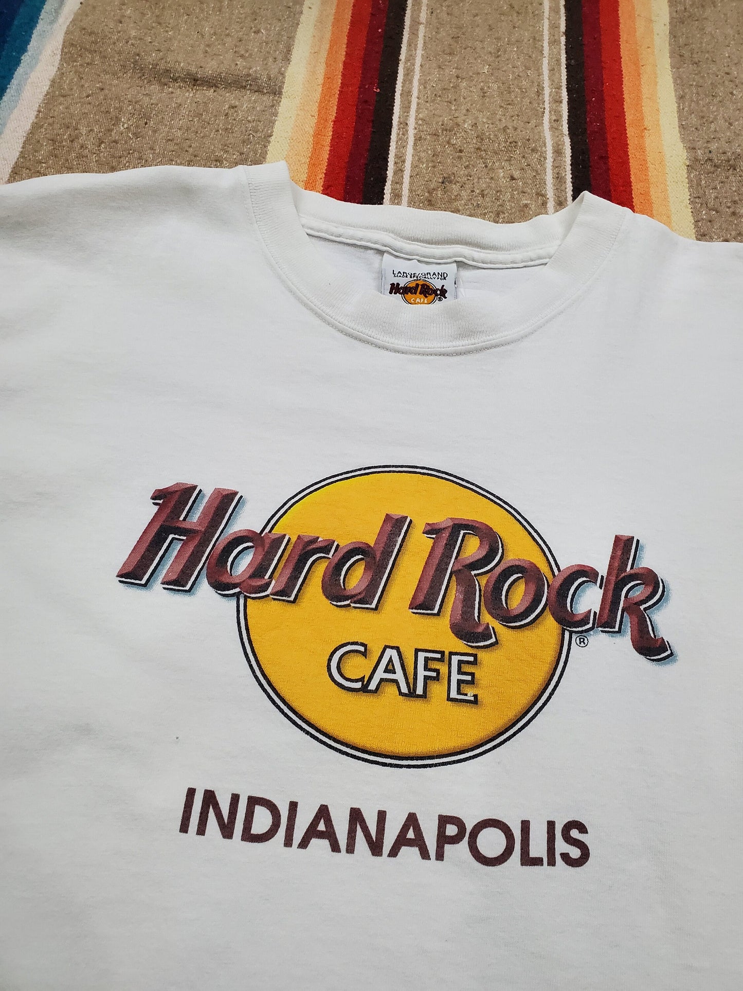 1990s/2000s Hard Rock Cafe Indianapolis T-Shirt Size M