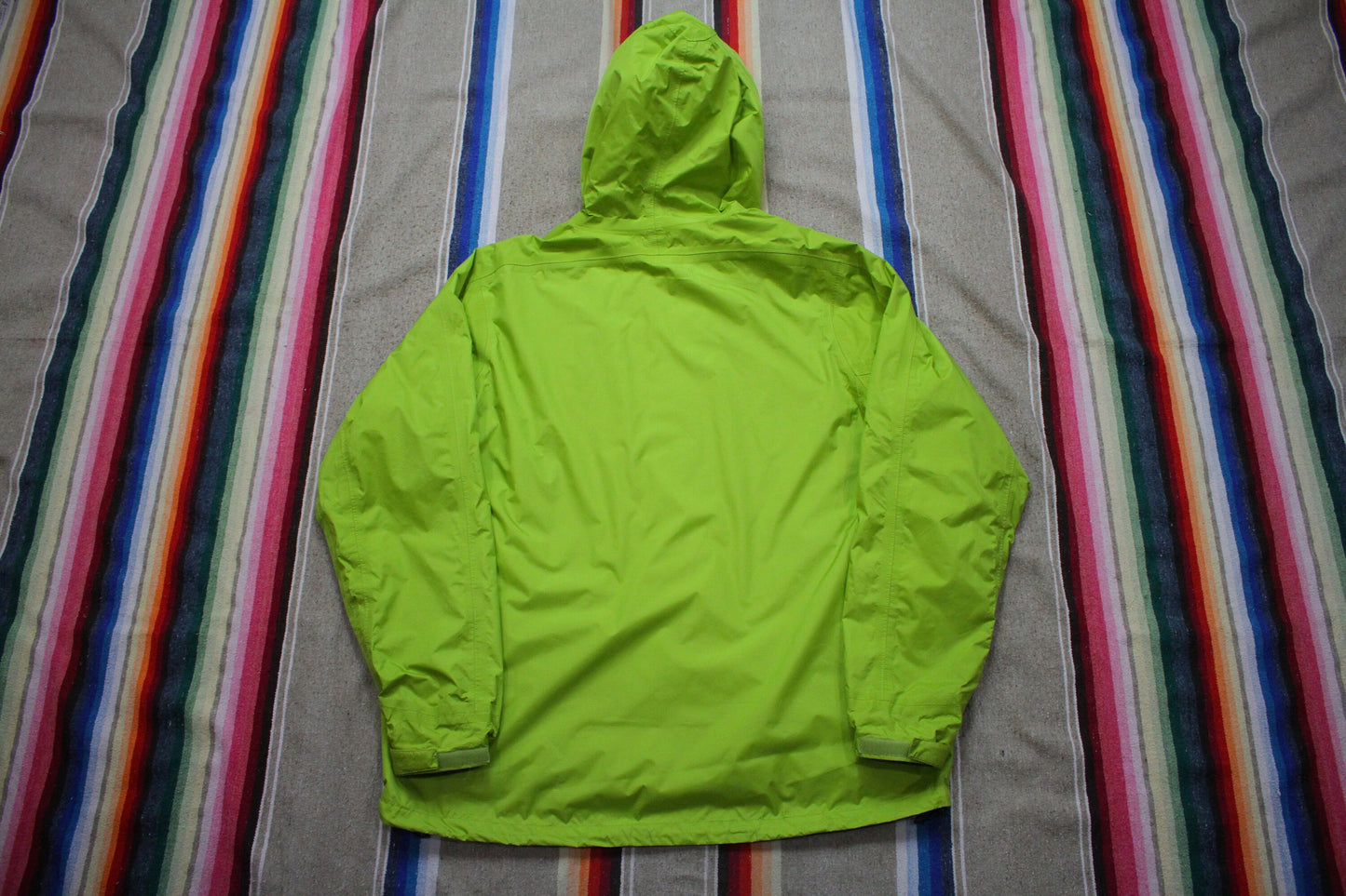 2000s/2010s Nike ACG Layer 3 Outer Layer Lime Green Fit Storm Windbreaker Jacket Size XL