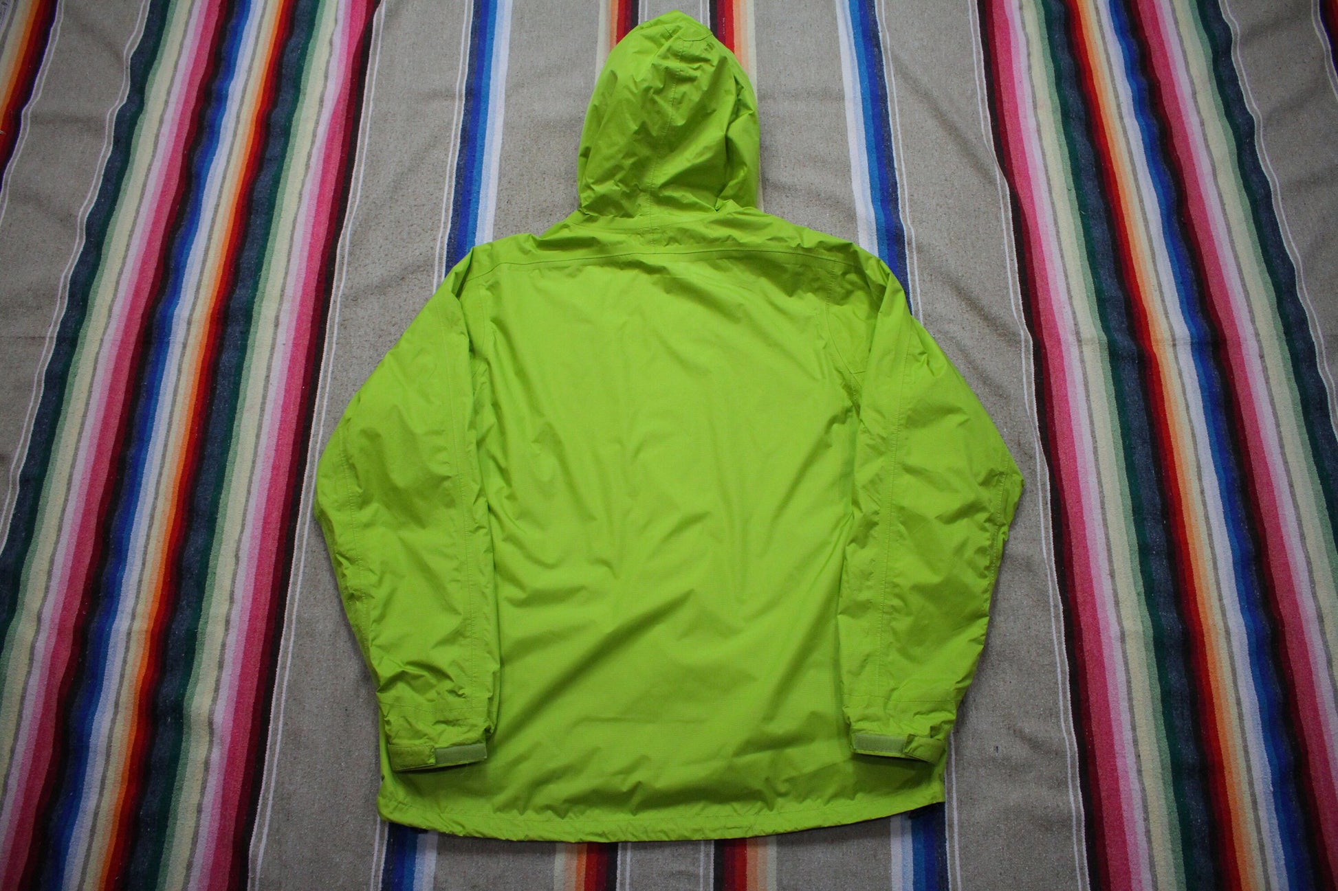 2000s/2010s Nike ACG Layer 3 Outer Layer Lime Green Fit Storm Windbreaker Jacket Size XL