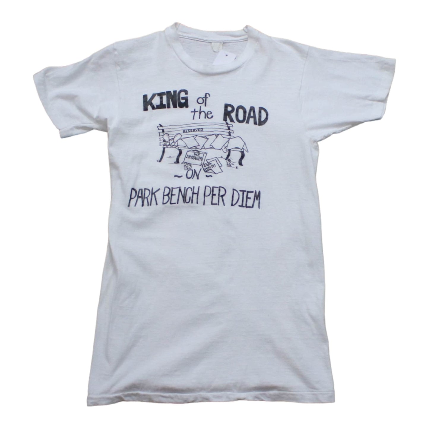 1980s/1990s King of the Road Park Bench Per Diem T-Shirt Size XS