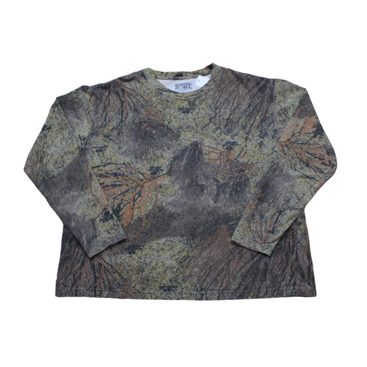 2010s Hunting Zone Mossy Oak Brush Camo RealTree Style Longsleeve T-Shirt Size XL